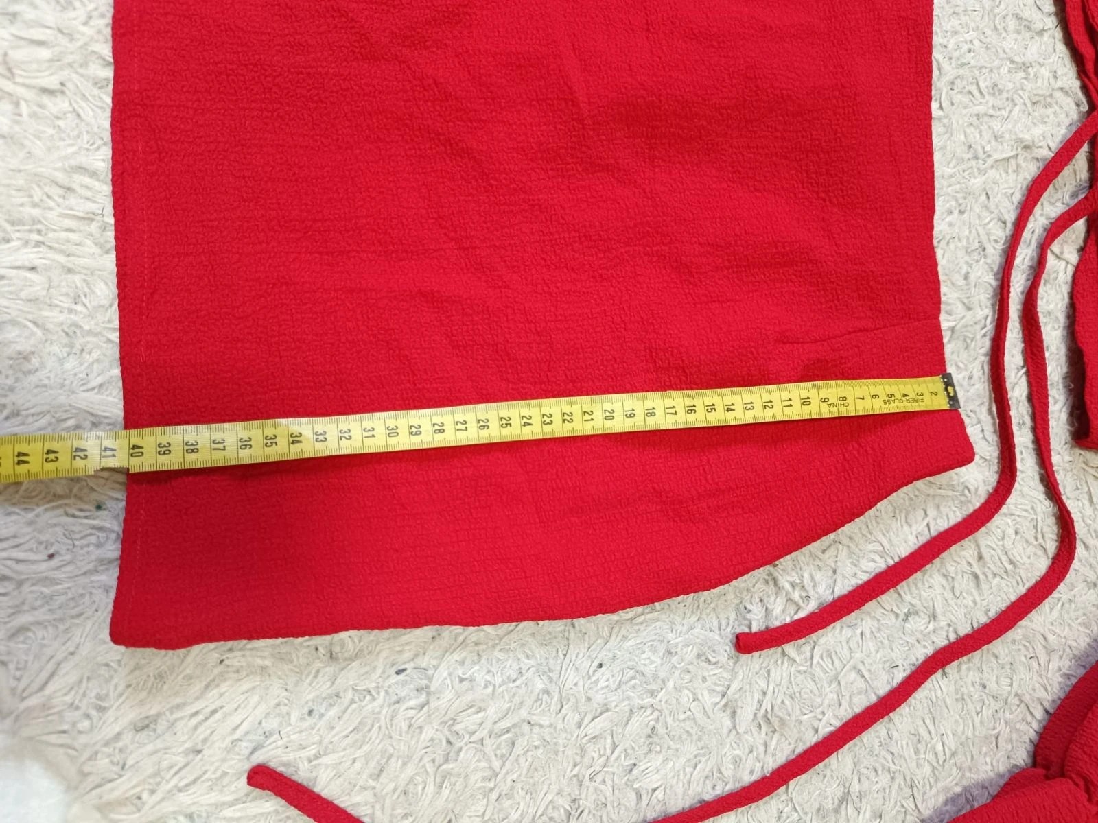 Rode rok en croptop set. Dames rok en top set – photo 10